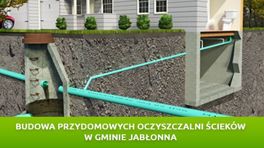 Budowa przydomowych oczyszczalni ścieków w gminie Jabłonna
