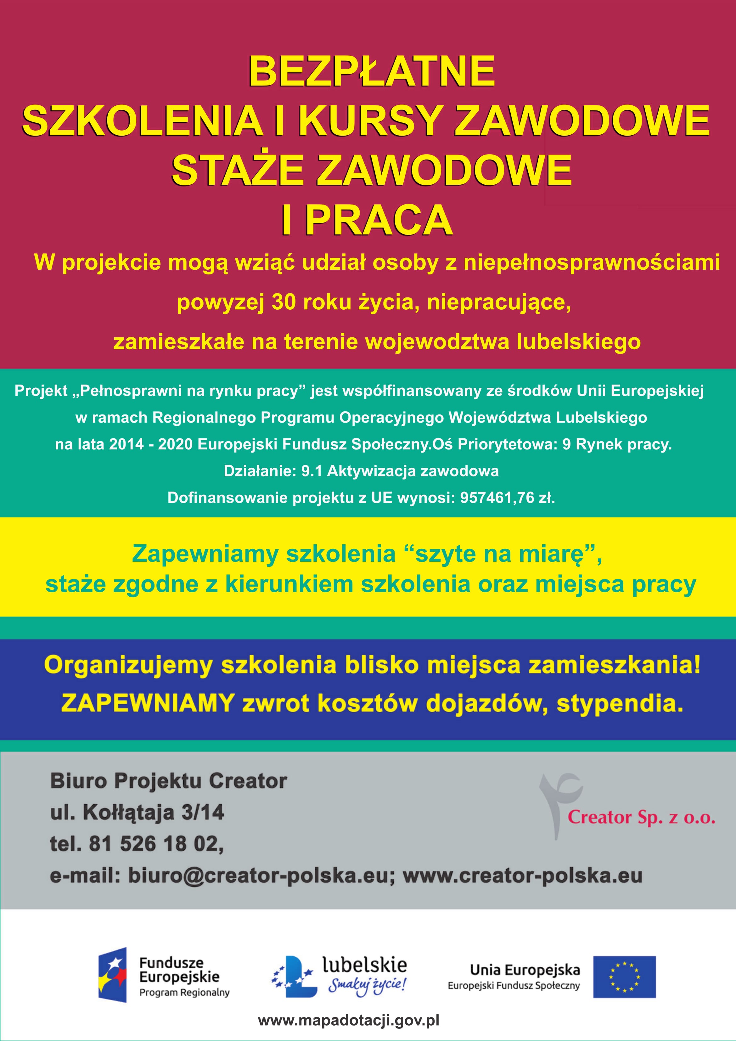 Rozpoczęła się rekrutacja do nowych projektów współfinansowanych ze środków UE Rozpoczęła się rekrutacja do nowych projektów współfinansowanych ze środków UE