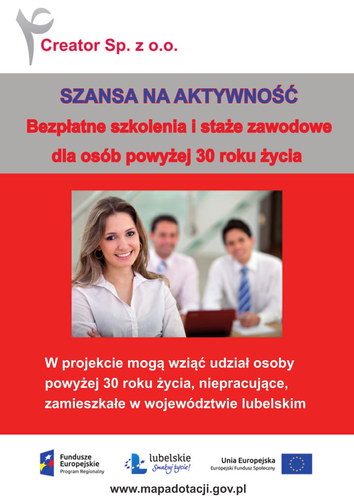 Rozpoczęła się rekrutacja do nowych projektów współfinansowanych ze środków UE Rozpoczęła się rekrutacja do nowych projektów współfinansowanych ze środków UE
