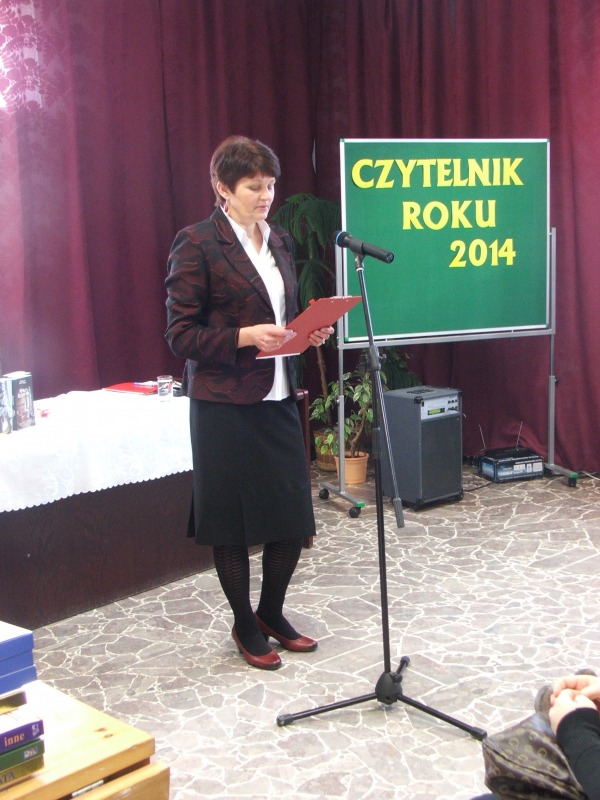 
                                                       Czytelnik Roku 2014
                                                