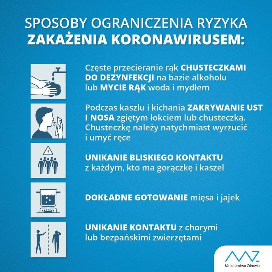 
                                                    Sporoby ograniczania ryzyka zakażenia koronawirusem II
                                                