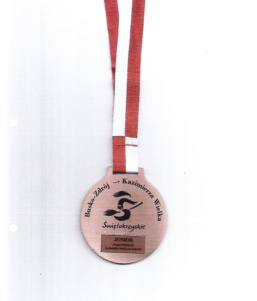 
                                                    Kacper Maciejuk - III miejsce (brązowy medal) Mistrzostwa Polski w kolarstwie szosowym 2020 r. ze startu wspólnego, Busko Zdrój, 23 sierpień 2020 r
                                                