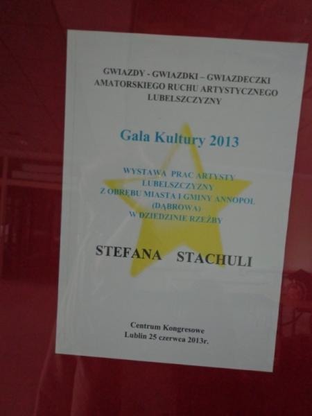 
                                                       Wystawa rzeźby Pana Stefana Stachuli
                                                