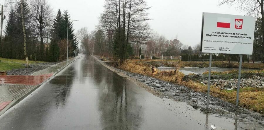 
                                                    Zakończenie przebudowy drogi gminnej
                                                