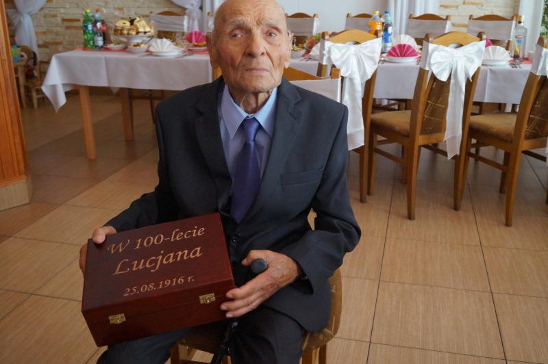 
                                                       Pan Ludwik Woliński skończył 100 lat 
                                                