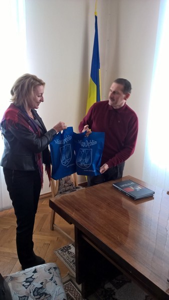 
                                                       Burmistrz Beata Siedlecka z wizytą w Drohobyczu 
                                                