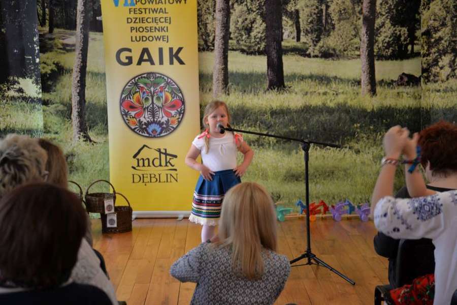 
                                                       VII Festiwal Dziecięcej Piosenki Ludowej „Gaik”
                                                