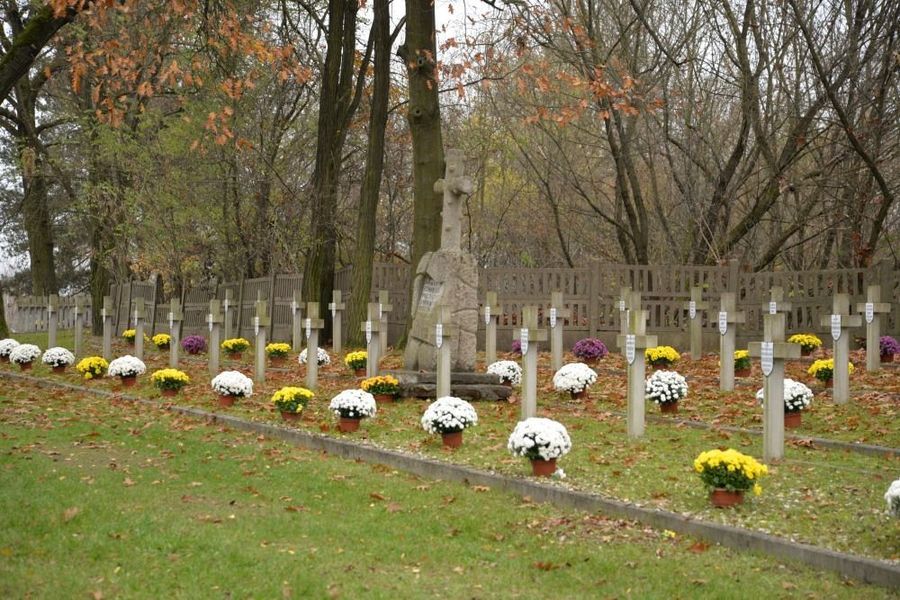 
                                                    Cmentarz Wojenny przy ul. Balonnej w dniu 11 listopada 2020 roku
                                                