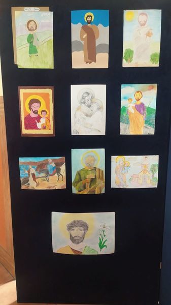 
                                                    Konkurs o św. Józefie prace uczniów
                                                