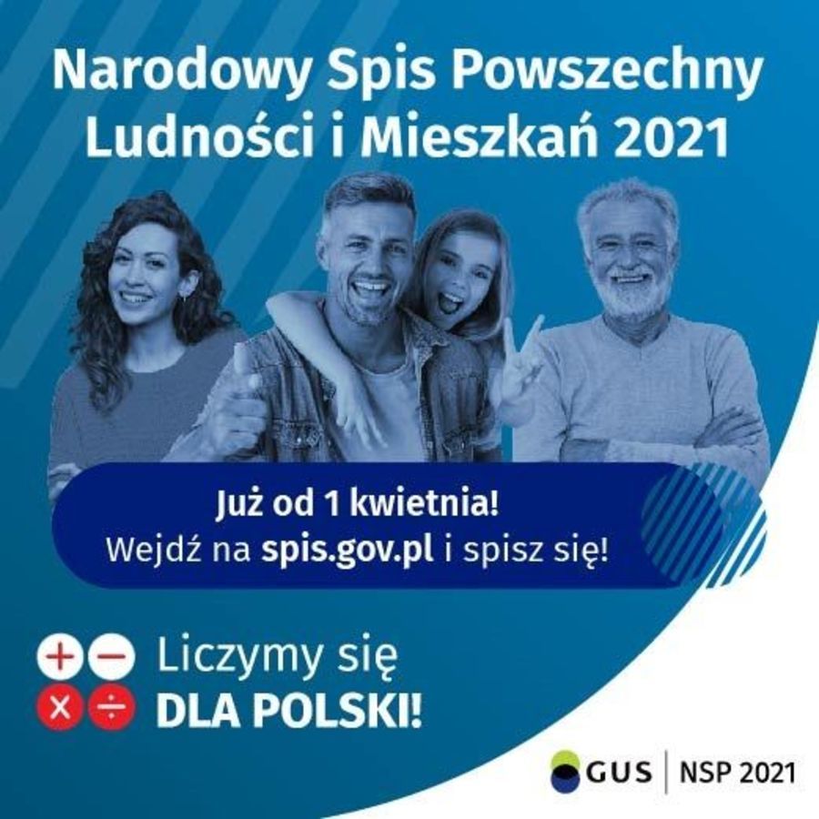 
                                                    Narodowy Spis Powszechny Ludności i Mieszkań 2021
                                                