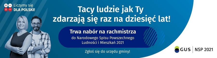 
                                                    Narodowy Spis Powszechny Ludności i Mieszkań 2021
                                                