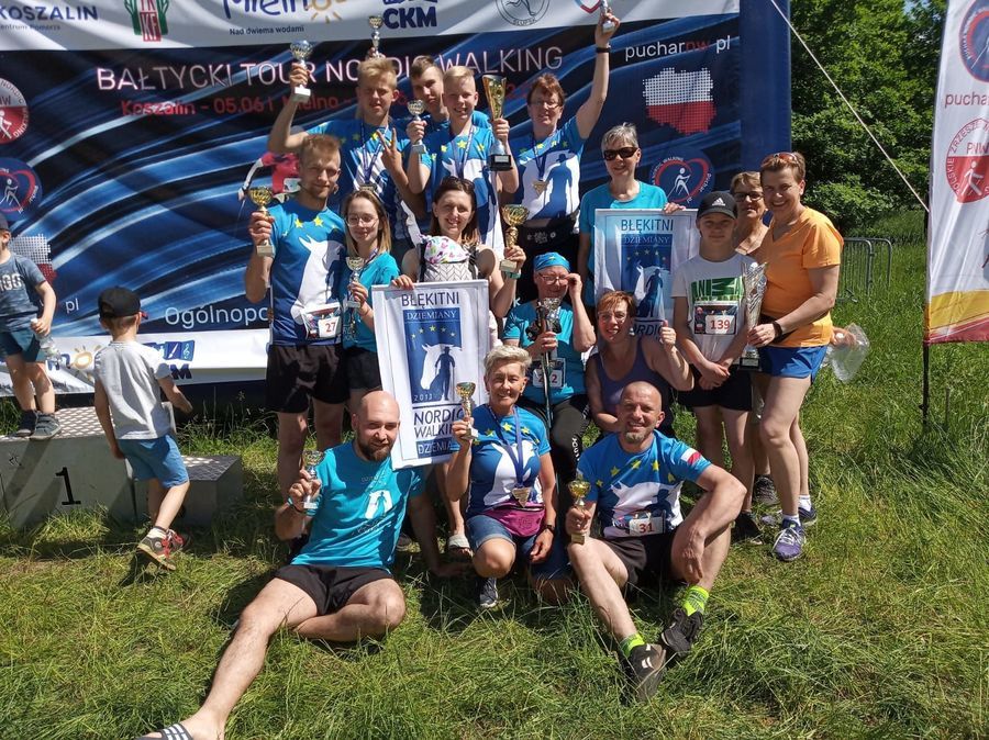 
                                                    Pierwsze sukcesy Klubu „Błękitnych” Nordic Walking Dziemiany w 2021 roku!
                                                