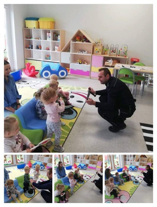 
                                                    Wizyta Pana Policjanta w Żłobku
                                                