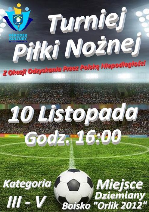 
                                                    Turniej Piłki Nożnej
                                                