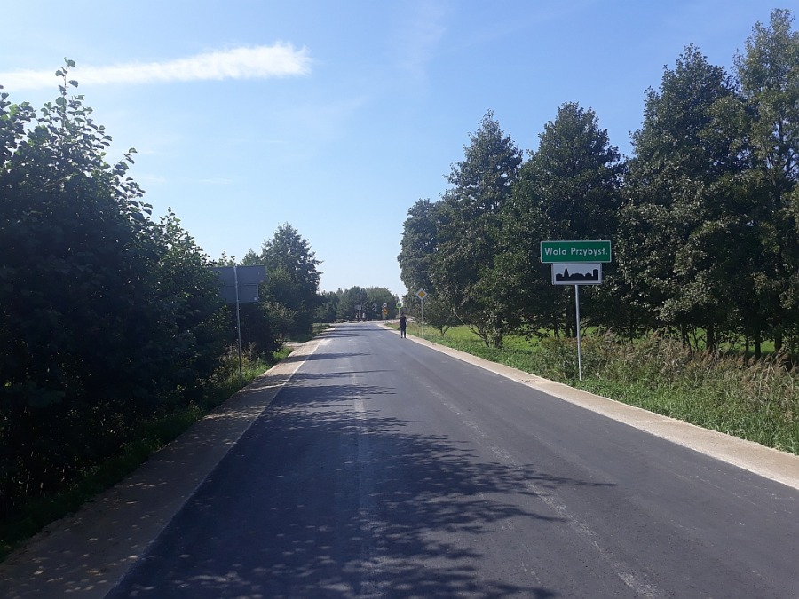 
                                                       Przebudowa drogi na Woli Przybysławskiej
                                                