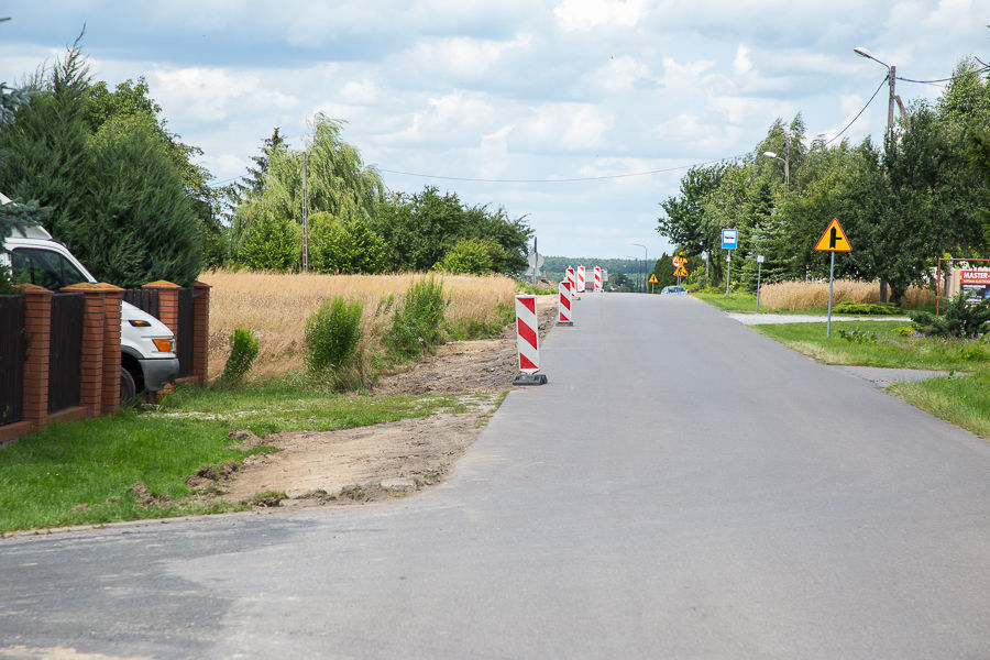 Budowa ścieżki rowerowej w Rudce Kozłowieckiej