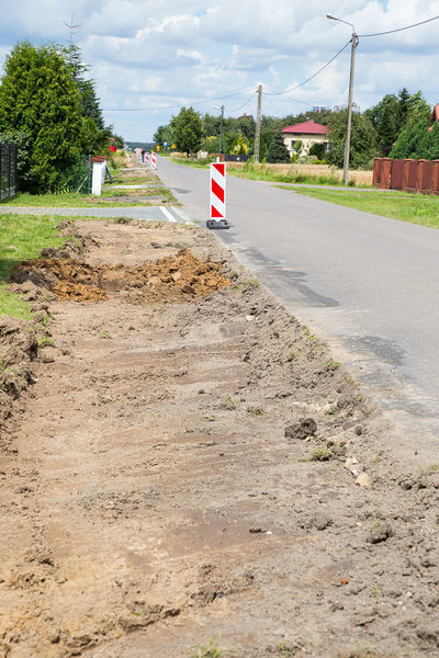 Budowa ścieżki rowerowej w Rudce Kozłowieckiej