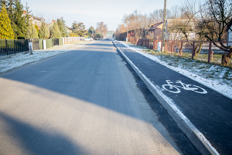 Na zdjęciu ścieżka rowerowa
