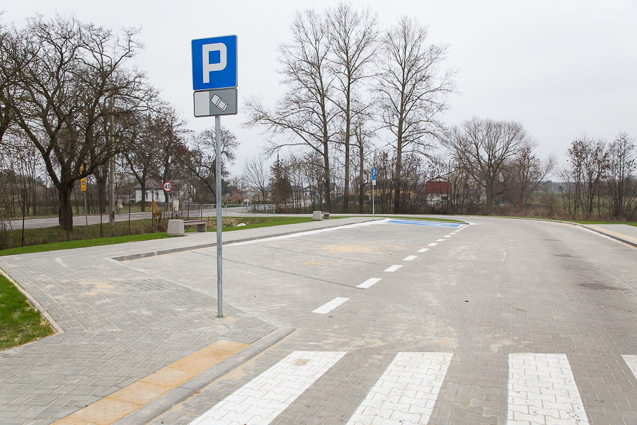 Na zdjęciu parking przesiadkowy
