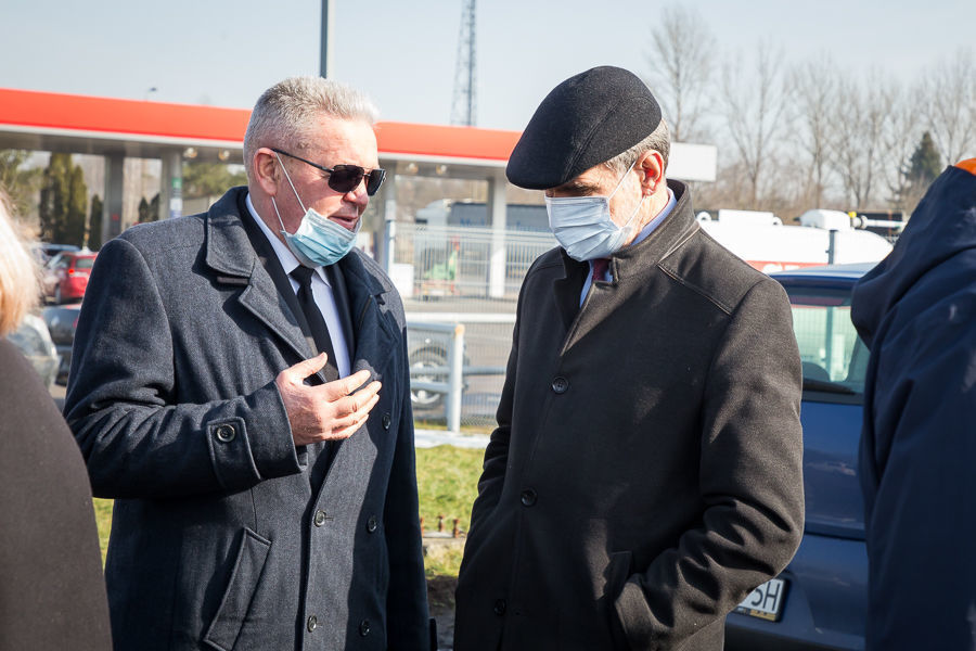 Na zdjęciu Starosta Lubelski Zdzisław Antoń i Wójt Gminy Niemce Krzysztof Urbaś