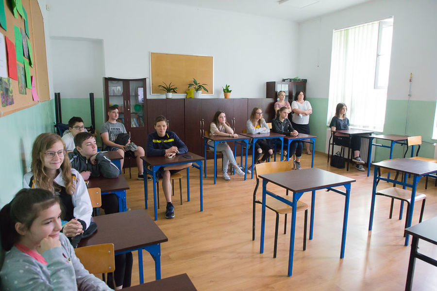 Na zdjęciu sala podczas prezentacji