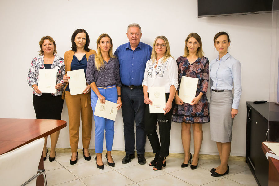 Zdjęcie grupowe ze ślubowania