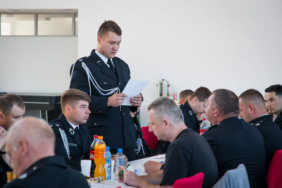 Na zdjęciu wystąpienie jednego z delegatów