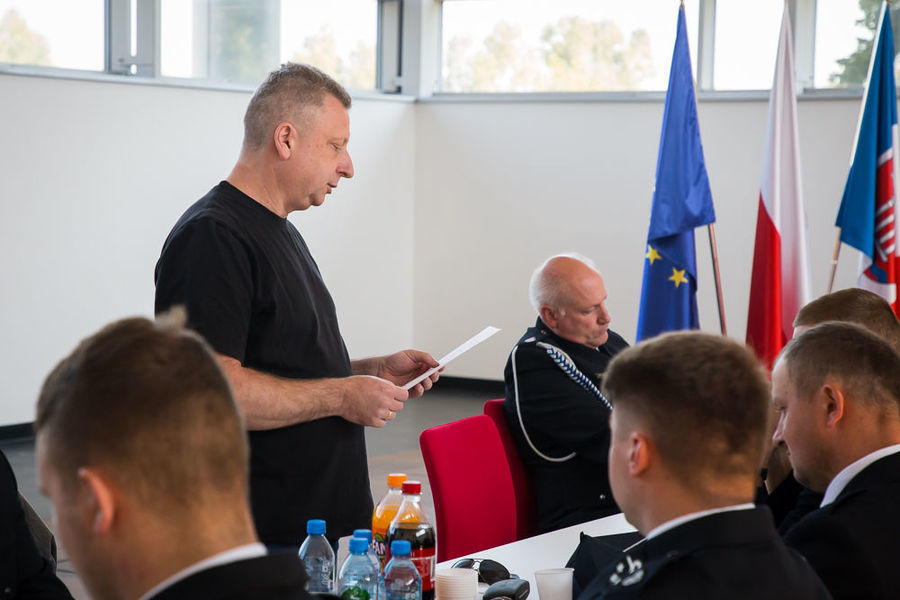 Na zdjęciu wystąpienie jednego z delegatów