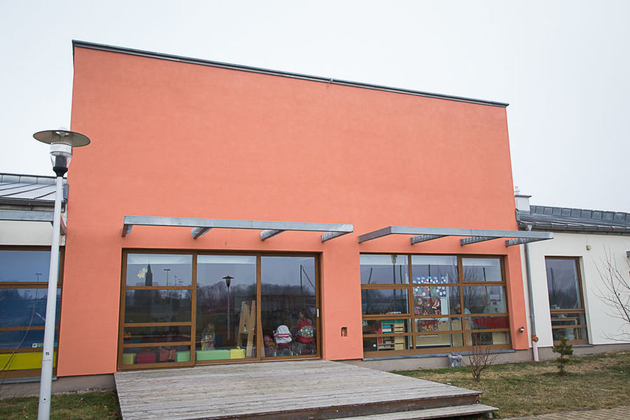 Elewacja budynku Przedszkola w Niemcach
