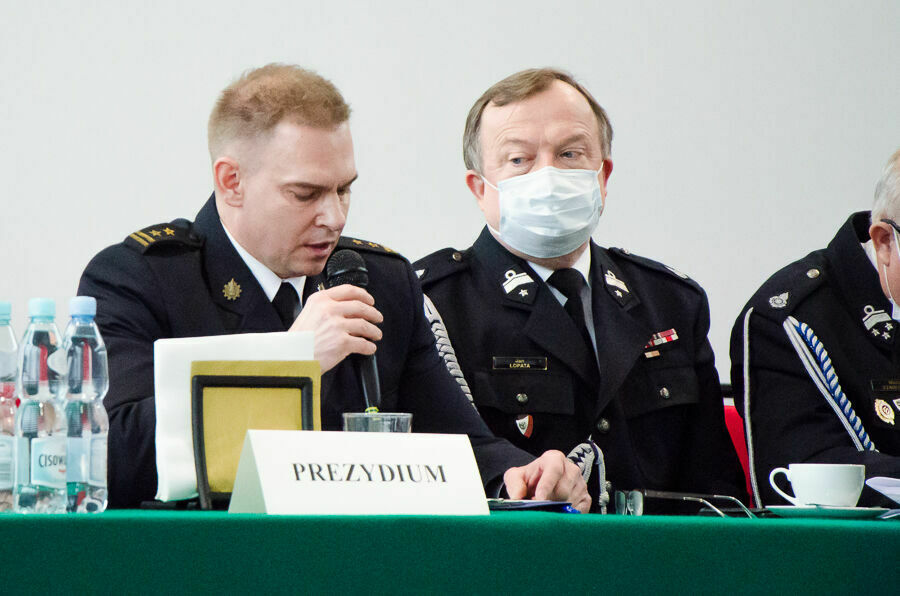 Na zdjęciu Komendant Miejski PSP w Lublinie