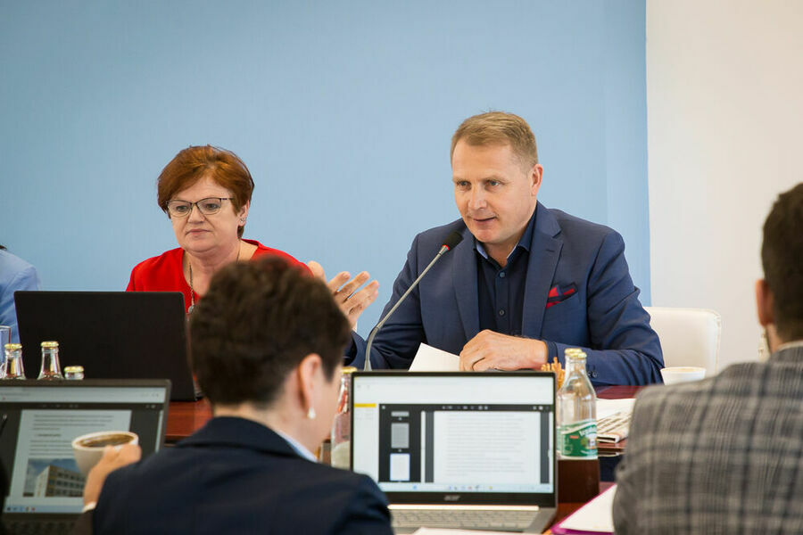 Przemawia zastępca wójta gminy Niemce