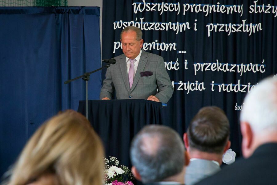 Przemawia Przewodniczący Rady Gminy