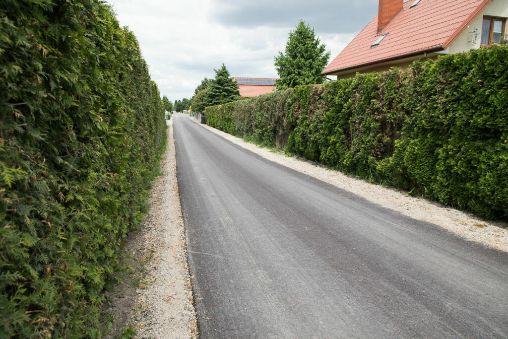droga lekko pod kątem