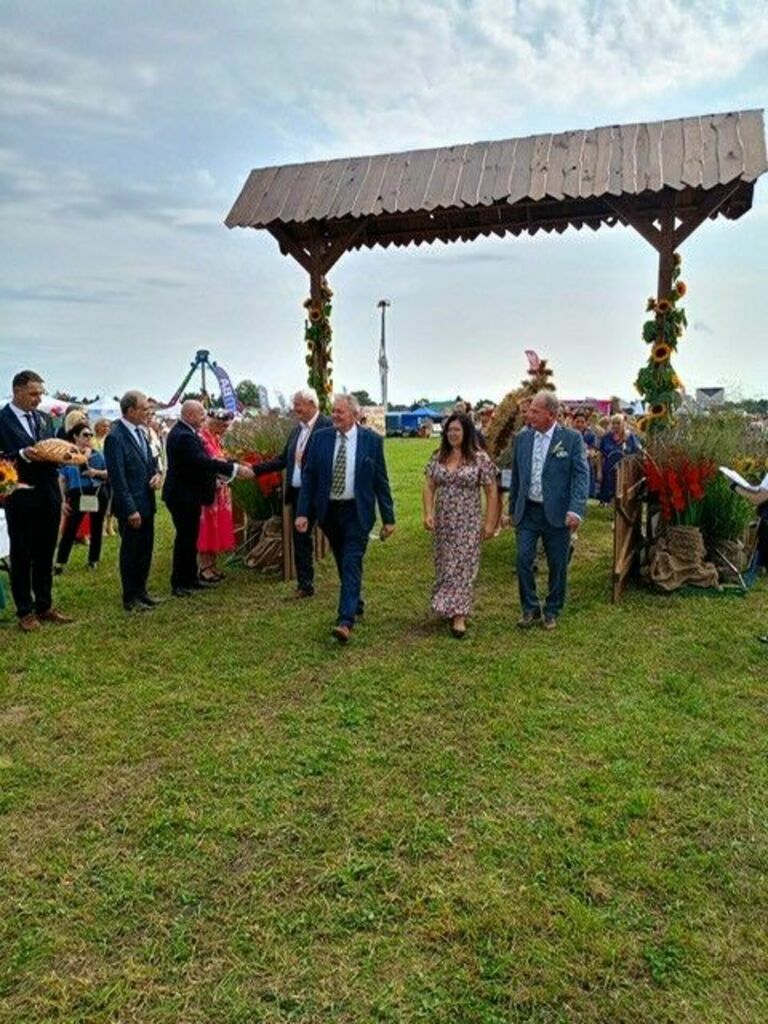 Delegacja gminy Niemce na Dożynkach Wojewódzkich