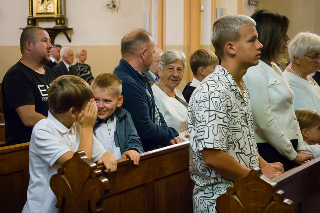 Jubilaci podczas Mszy Świętej