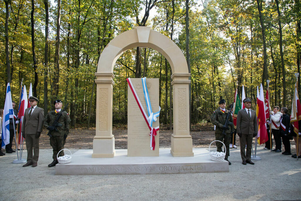 Odsłonięcie pomnika ofiar Akcji Reinhardt