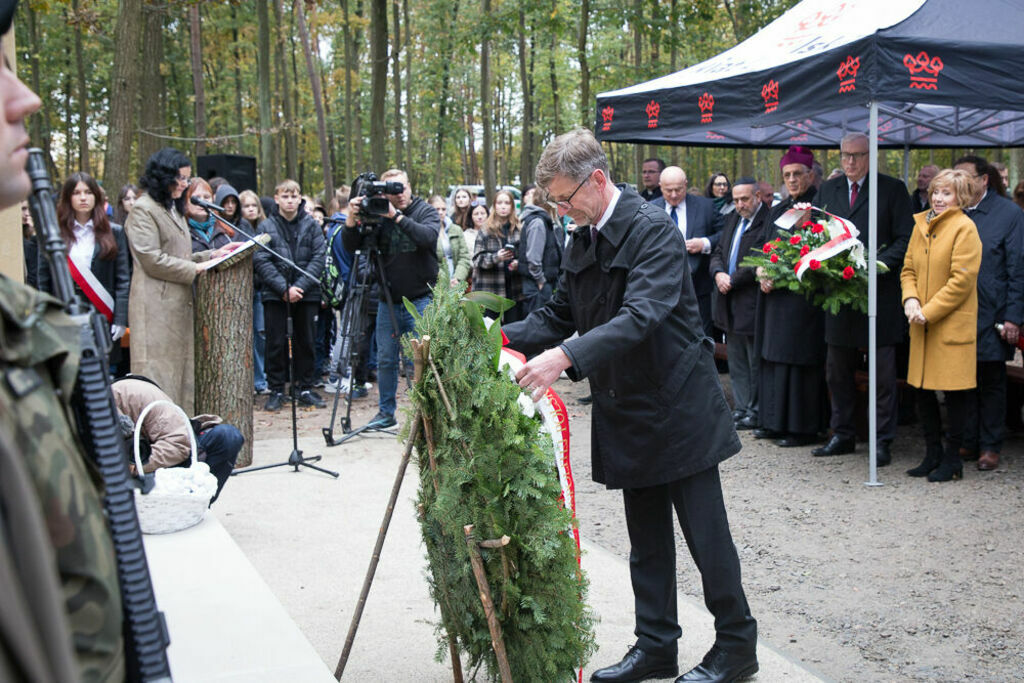 Odsłonięcie pomnika ofiar Akcji Reinhardt