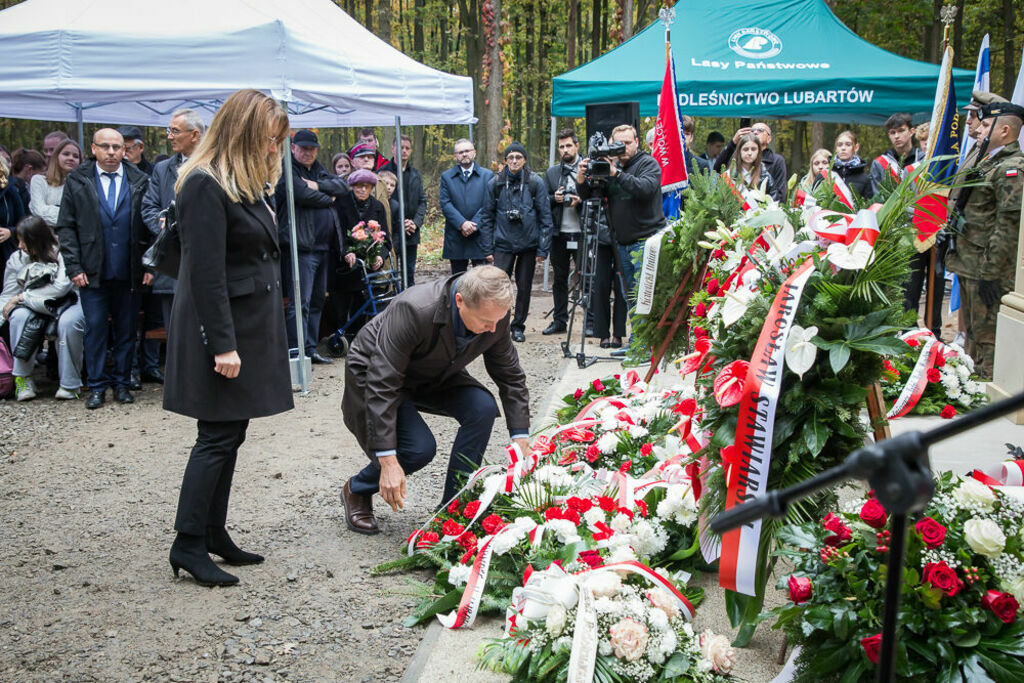 Odsłonięcie pomnika ofiar Akcji Reinhardt