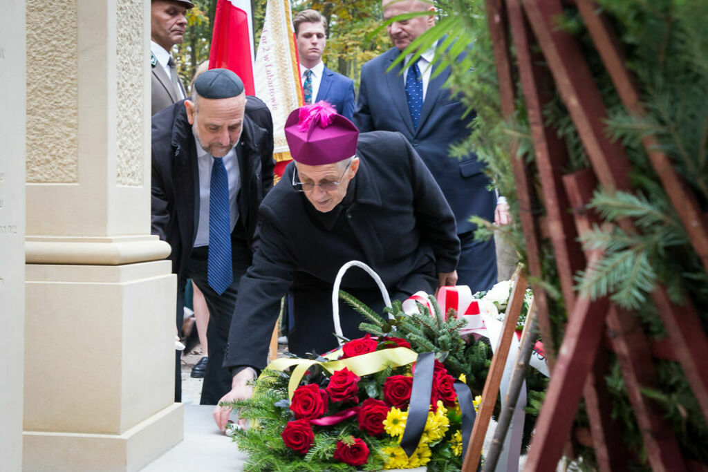 Odsłonięcie pomnika ofiar Akcji Reinhardt