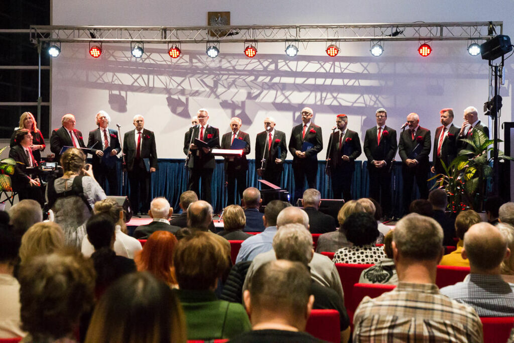 Widownia słuchająca koncertu chóru