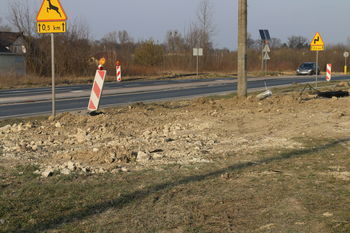 Budowa ronda na DK 82 przy osiedlu Borek – najnowsze informacje z placu budowy