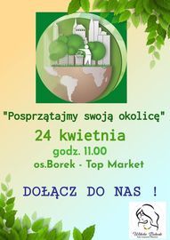 Dzisiaj obchodzimy Dzień Ziemi - dbajmy o ład i porządek na terenie naszej gminy