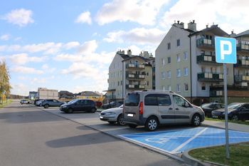 parking przy ul. Grabowej, osiedle Borek