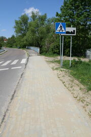 Dobiegła końca budowa chodnika przy drodze powiatowej 2224L w miejscowości Jakubowice Murowane