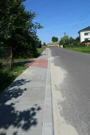 Chodnik przy drodze gminnej nr 105189L w m. Łuszczów Pierwszy i Łuszczów Drugi