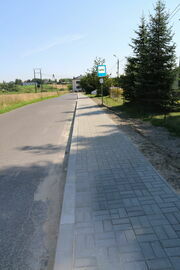 Chodnik przy drodze gminnej nr 105189L w m. Łuszczów Pierwszy i Łuszczów Drugi