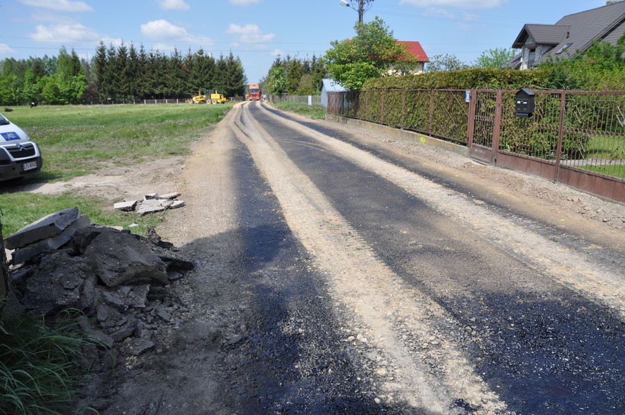 
                                                       Ul. 600-lecia w Kamionce. Prace początkowe.
                                                