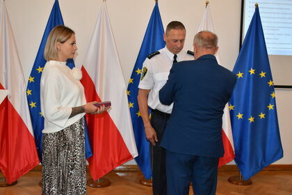 Wręczenie medali za długoletnią pracę