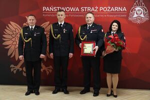 Pożegnanie i podziękowania dla Komendanta Powiatowego PSP w Krasnymstawie