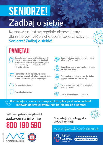 
                                                    Seniorze! Zadbaj o siebie
                                                